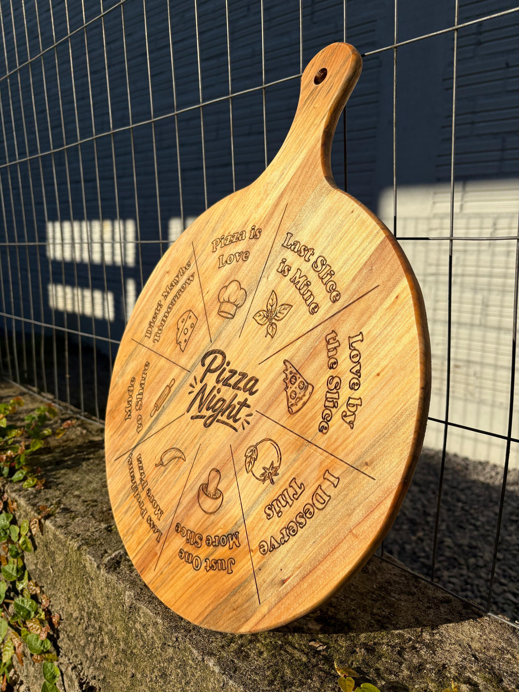 Pizza Board Engraving Files – 6 Languages